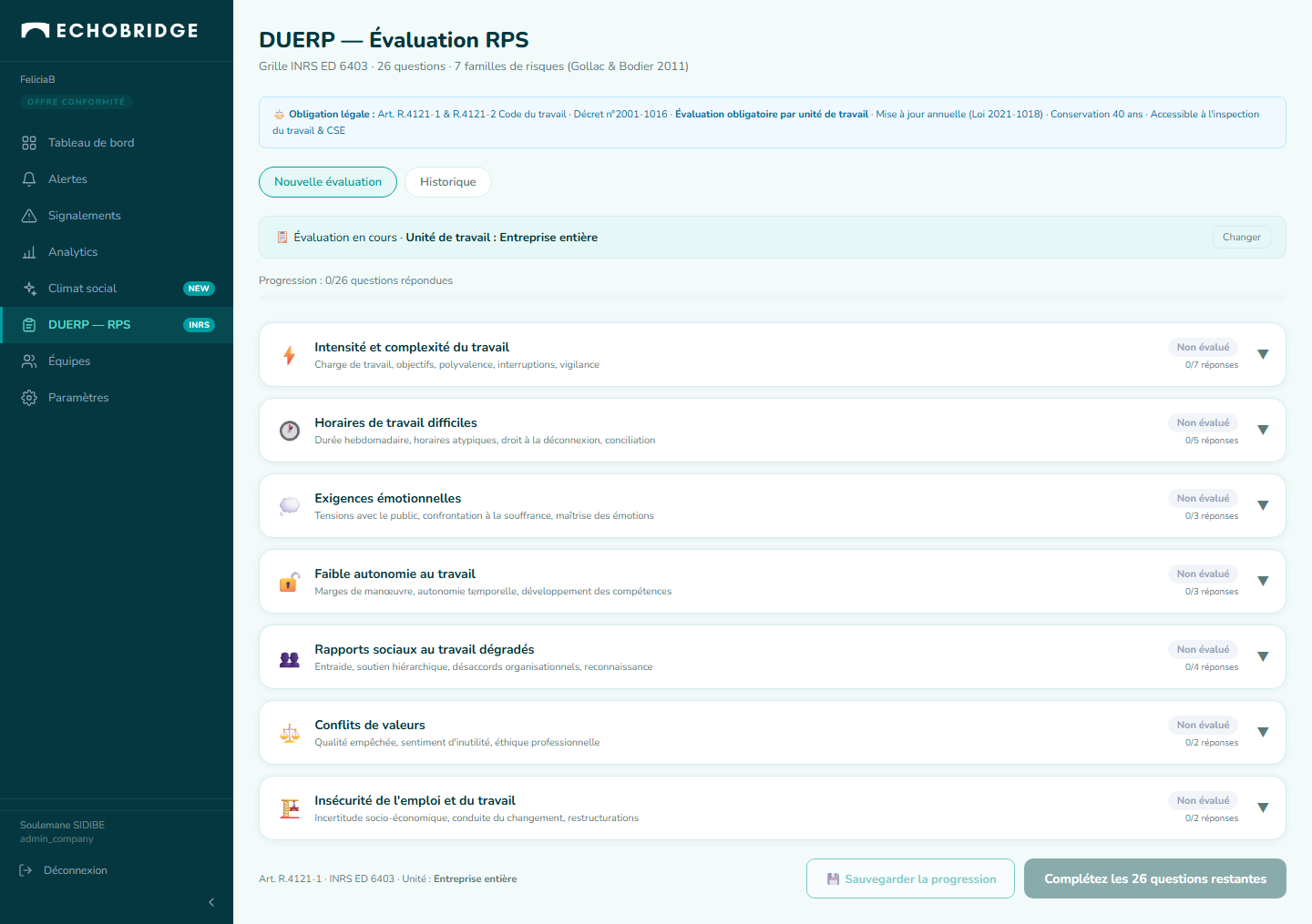 Guide de démarche du document unique : les quatre temps, unité de travail par unité de travail
